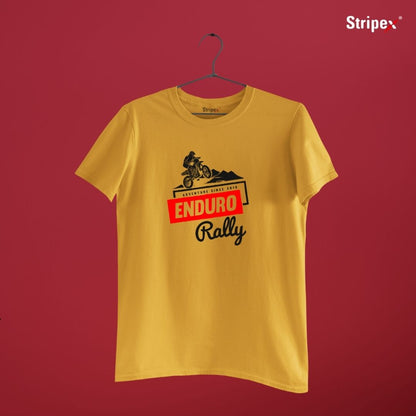 Adrenaline Rush: Men's Enduro Rally Printed Graphic T-shirt
