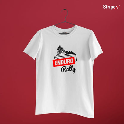 Adrenaline Rush: Men's Enduro Rally Printed Graphic T-shirt