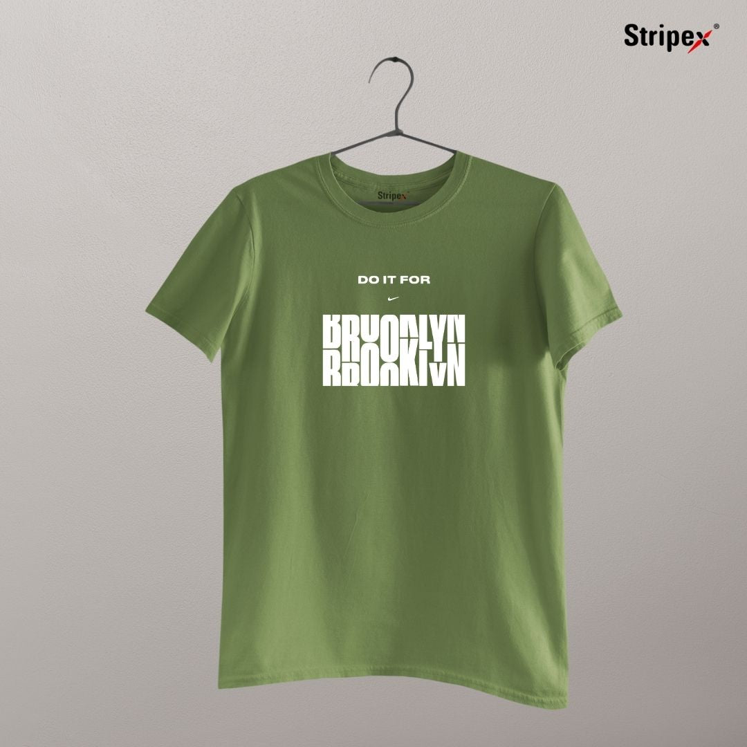 Urban Charm: Typography Mens Printed T-shirt